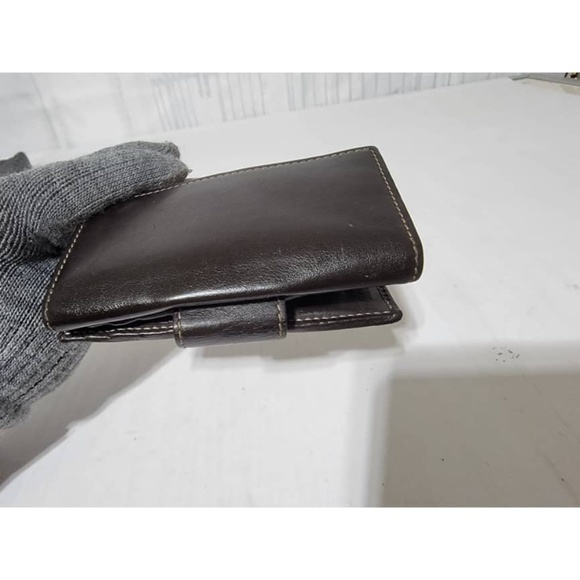 Authentic Gucci GG Supreme Coated Canvas and Leather French Flap Wallet - Picture 6 of 15